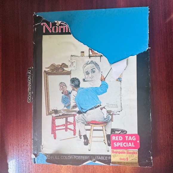 Norman Rockwell Other - The Best of Norman Rockwell 40 Full Color Posters Art Book Michael Schau 1987